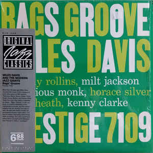 DAVIS, MILES & MODERN JAZ – BAGS’ GROOVE (LP)