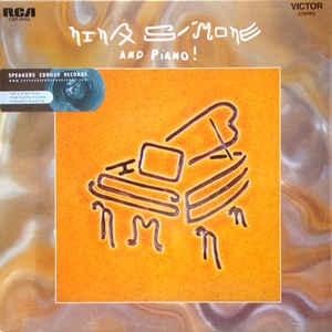 NINA SIMONE –  AND PIANO! (LP)