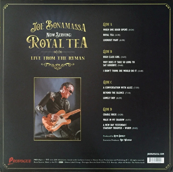 BONAMASSA JOE - NOW SERVING ROYAL (2xLP) BONAMASSA JOE - NOW SERVING ROYAL (2xLP) - Image 4
