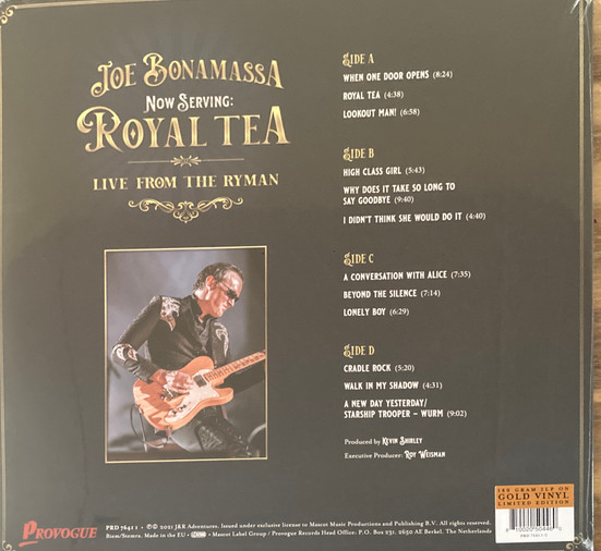 BONAMASSA JOE - NOW SERVING ROYAL (2xLP) BONAMASSA JOE - NOW SERVING ROYAL (2xLP) - Image 12