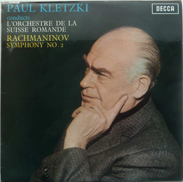 Paul Kletzki Conducts L’Orchestre De La Suisse Romande, Sergei Vasilyevich Rachmaninoff – Symphony No. 2 (Vinyl)
