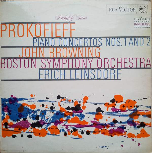 Sergei Prokofiev — John Browning (2) / Boston Symphony Orchestra / Erich Leinsdorf – Prokofieff: Piano Concertos Nos. 1 And 2 (Vinyl)