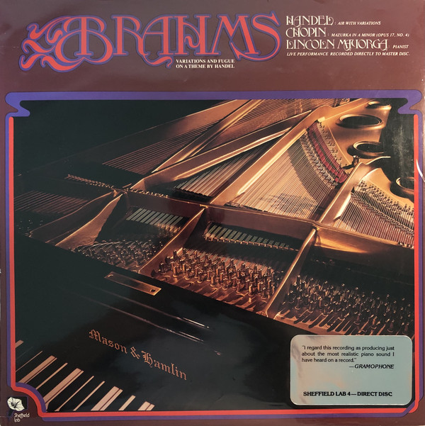 Lincoln Mayorga – Brahms Variations And Fugue On A Theme By Handel (Vinyl)