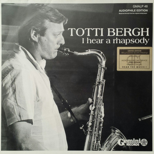 Totti Bergh – I Hear A Rhapsody (Vinyl)
