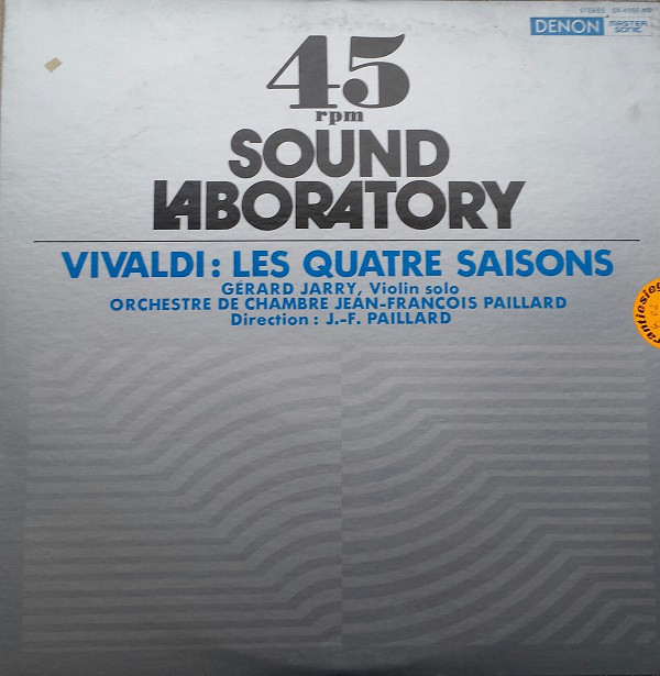 Antonio Vivaldi – Gérard Jarry, Orchestre De Chambre Jean-François Paillard , Direction : Jean-François Paillard – Les Quatre Saisons (Vinyl)