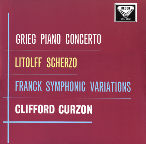 Edvard Grieg, Henry Litolff, César Franck –  Piano Concerto / Scherzo / Symphonic Variations  (Vinyl)