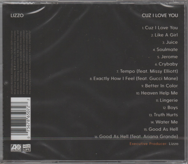 LIZZO - CUZ I LOVE YOU (SUPER DELUXE) -16 TRACKS- (CD) LIZZO - CUZ I LOVE YOU (SUPER DELUXE) -16 TRACKS- (CD) - Image 3