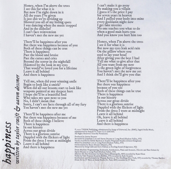 TAYLOR SWIFT - EVERMORE (CD) TAYLOR SWIFT - EVERMORE (CD) - Image 14