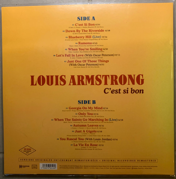 ARMSTRONG, LOUIS - C'EST SI BON (LP) ARMSTRONG, LOUIS - C'EST SI BON (LP) - Image 2