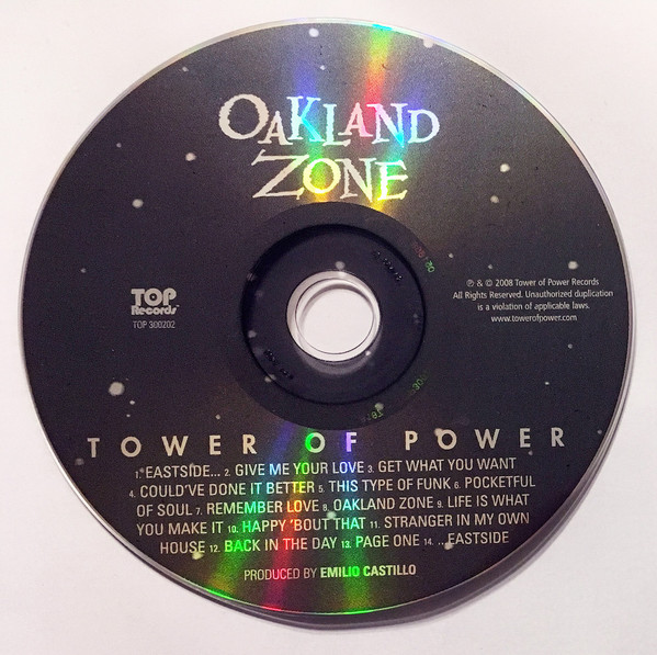 TOWER OF POWER - OAKLAND ZONE (CD) TOWER OF POWER - OAKLAND ZONE (CD) - Image 3