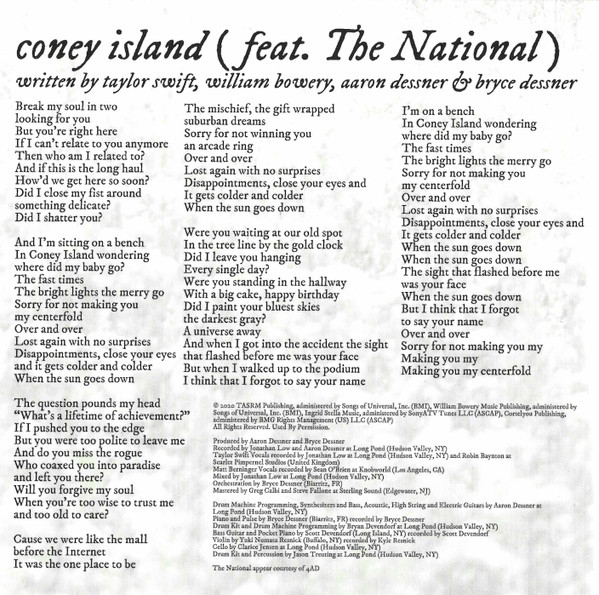 TAYLOR SWIFT - EVERMORE (CD) TAYLOR SWIFT - EVERMORE (CD) - Image 17