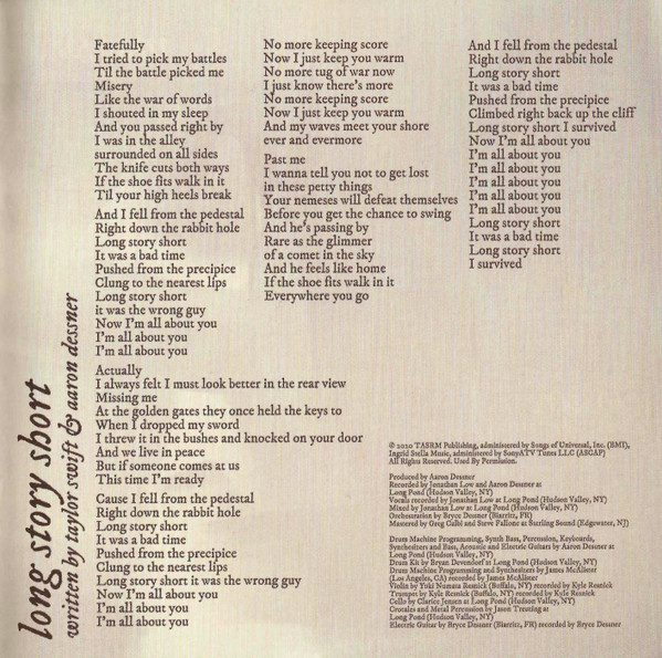 TAYLOR SWIFT - EVERMORE (CD) TAYLOR SWIFT - EVERMORE (CD) - Image 20