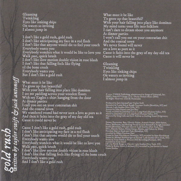 TAYLOR SWIFT - EVERMORE (CD) TAYLOR SWIFT - EVERMORE (CD) - Image 10