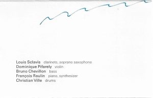 LOUIS SCLAVIS QUINTET - ROUGE (MC)