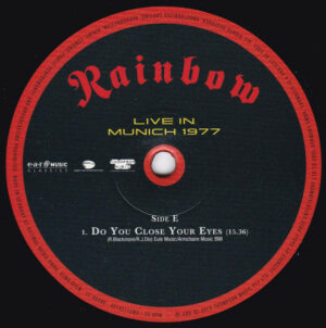 RAINBOW - LIVE IN MUNICH 1977 (3-LP) RAINBOW - LIVE IN MUNICH 1977 (3-LP)