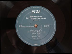 MARILYN CRISPELL, GARY PEACOCK, PAUL MOTIAN - AMARYLLIS (LP)