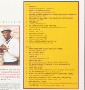 NAT KING COLE - COLE ESPANOL - GREATEST HITS (LP)