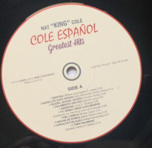 NAT KING COLE - COLE ESPANOL - GREATEST HITS (LP)