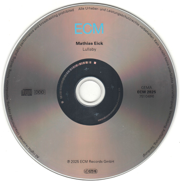 MATHIAS EICK, KRISTJAN RANDALU, OLE MORTEN VÅGAN, HANS HULBÆKMO - LULLABY (CD) MATHIAS EICK, KRISTJAN RANDALU, OLE MORTEN VÅGAN, HANS HULBÆKMO - LULLABY (CD) - Image 5