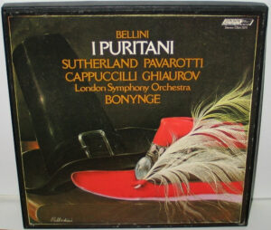 Vincenzo Bellini, Joan Sutherland, Luciano Pavarotti, Piero Cappuccilli, Nicolai Ghiaurov, London Symphony Orchestra, Richard Bonynge - I Puritani (Vinyl)