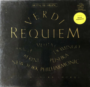 Giuseppe Verdi, Montserrat Caballé, Placido Domingo, Bianca Berini, Paul Plishka, New York Philharmonic, Musica Sacra, Zubin Mehta - Requiem (Vinyl)