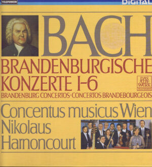 Johann Sebastian Bach, Concentus Musicus Wien, Nikolaus Harnoncourt - Brandenburgische Konzerte Nr. 1-6 (Vinyl)