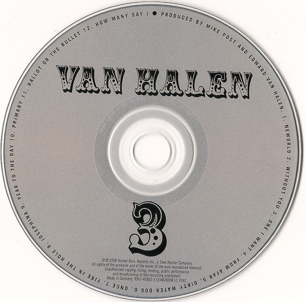Van Halen - Van Halen III (CD) | Дюкян Меломан