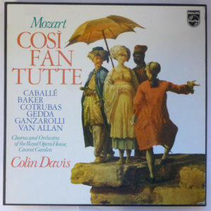 Wolfgang Amadeus Mozart - Sir Colin Davis - Così Fan Tutte (Vinyl)