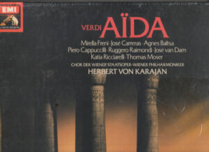 Giuseppe Verdi, Mirella Freni, José Carreras, Agnes Baltsa, Piero Cappuccilli, Ruggero Raimondi, José van Dam, Katia Ricciarelli, Thomas Moser, Wiener Staatsopernchor, Wiener Philharmoniker, Herbert Von Karajan - Aida (Vinyl)