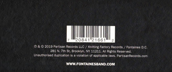 FONTAINES D.C. - DOGREL (LP) FONTAINES D.C. - DOGREL (LP) - Image 9
