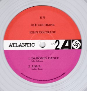 COLTRANE, JOHN - OLE COLTRANE (LIMITED, CLEAR) (LP) COLTRANE, JOHN - OLE COLTRANE (LIMITED, CLEAR) (LP)