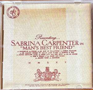 SABRINA CARPENTER - MAN'S BEST FRIEND (CD)