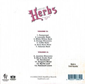 MF DOOM - METAL FINGERS PRESENTS: SPECIAL HERBS VOL 5&6 (CD)