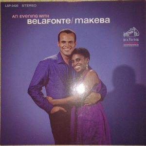HARRY BELAFONTE & MYRIAM MAKEBA AN EVENING WITH BELAFONTE / MAKEBA   -  (LP)