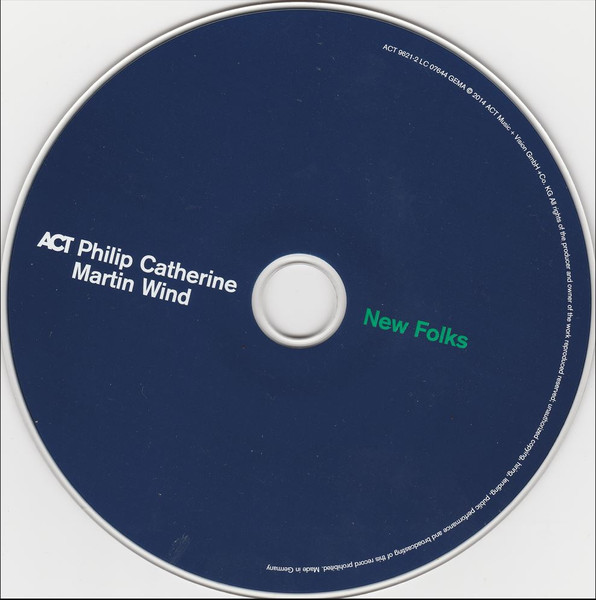 PHILIP CATHERINE & MARTIN WIND - NEW FOLKS (CD) PHILIP CATHERINE & MARTIN WIND - NEW FOLKS (CD) - Image 4